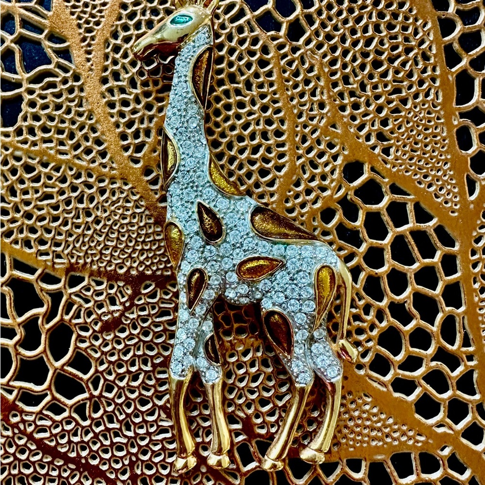 Vintage Giraffe Pin Brooch - Picture 5 of 14